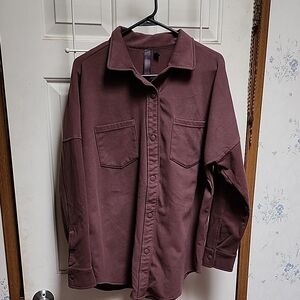 Mondetta Women's Button-Up Shirt - Plum